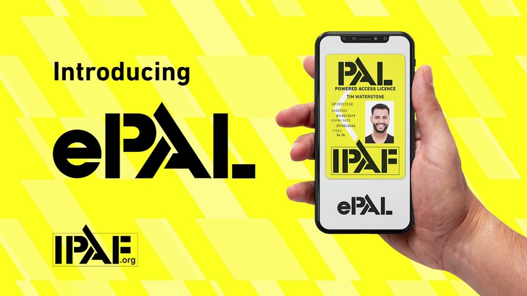 an image promoting ePAL from IPAF