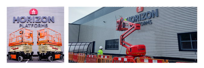 Electric scissor lifts and diesel boom lift available for hire 