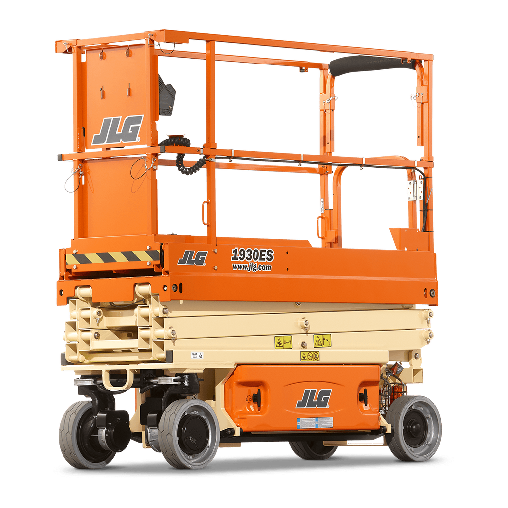 19 foot electric scissor lift available for hire
