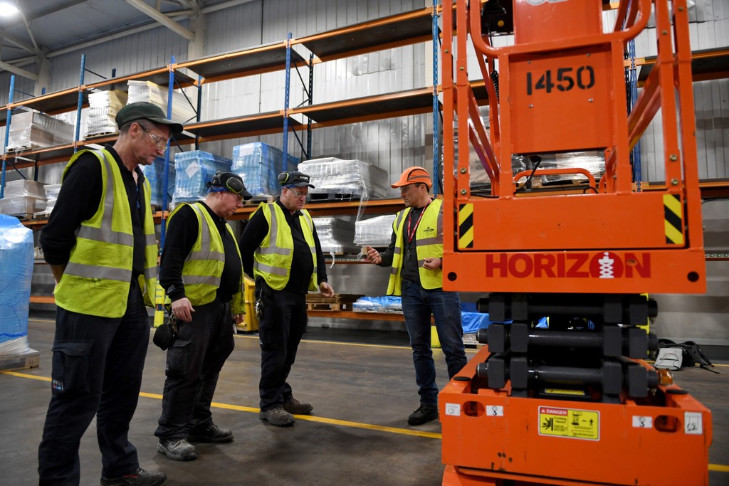 Powered access platform training conducted by Horizon Platforms