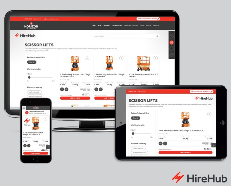 HireHub® is the new online customer experience that offers you complete control over all aspects of hire.